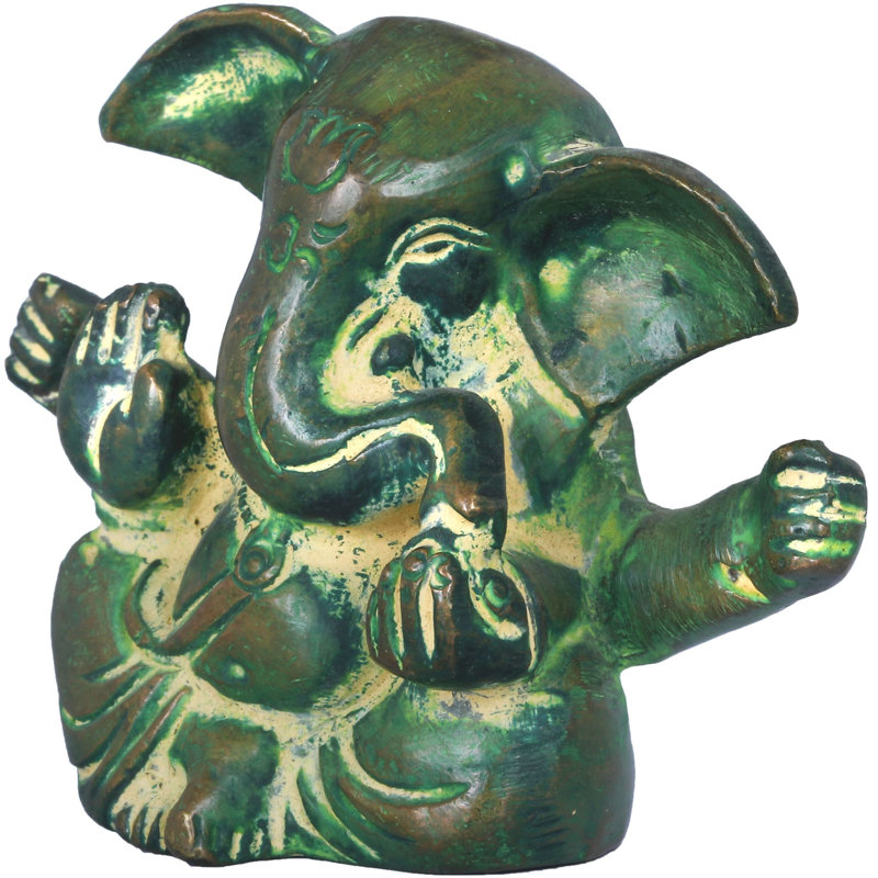 Religious & Spiritual Figurines & Sculptures, Green/Chola