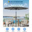 9FT Outdoor Patio Umbrella, 8 Sturdy Ribs-1535249370