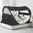 Pop-Up Full-Size Pongee Bed Canopy with Dual LED Lighting Packs