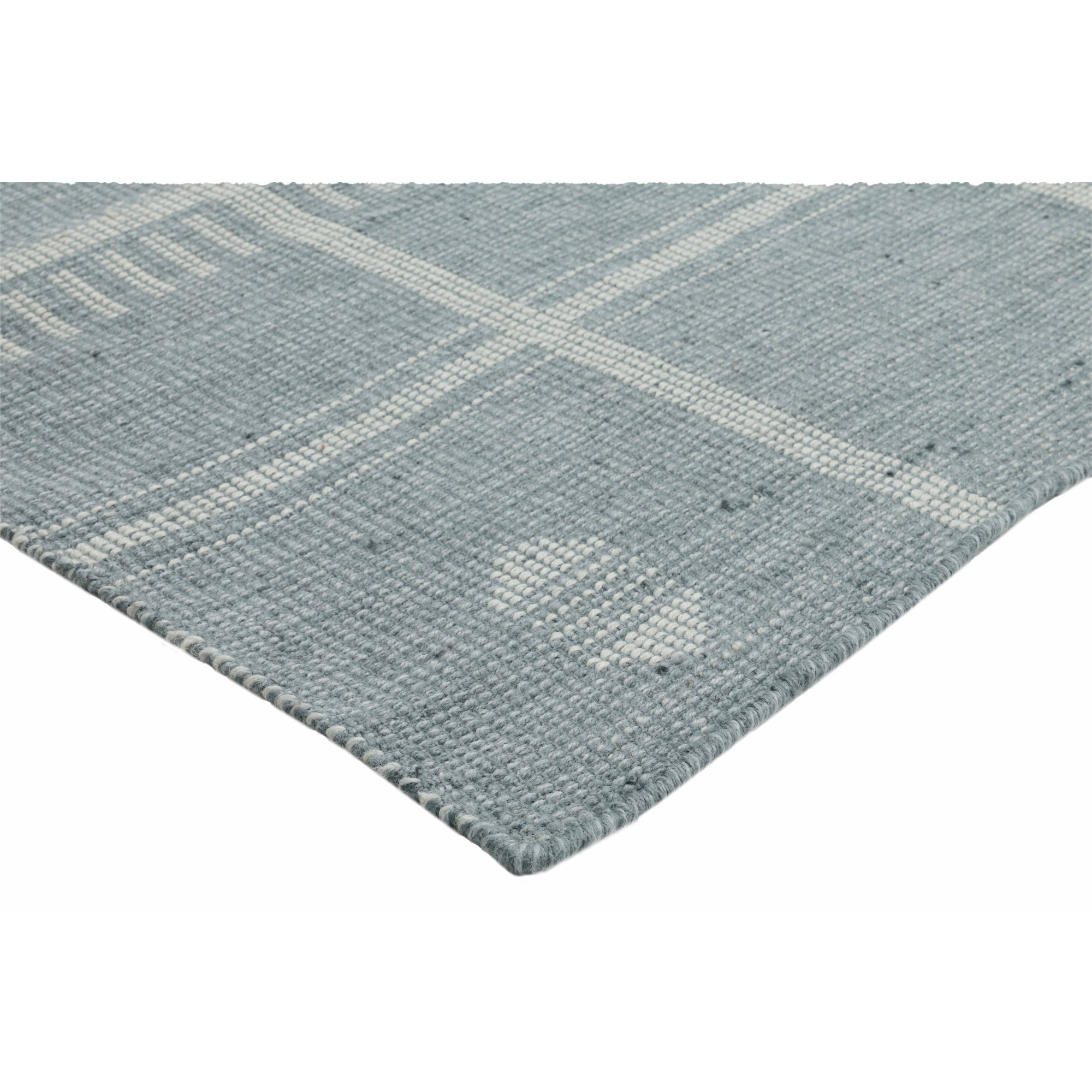 Lulu Geometric Performance Indoor/Outdoor Area Rug, Blue, Rectangle 7'6" x 9'6"