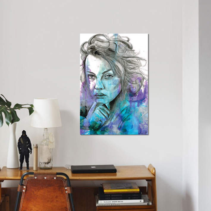« untitleed iii », reproduction sur toile, H 18 po x l 12 po x P 1,5 po, Toile tendue, Pas de tapis