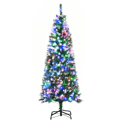 Lighted Artificial Pine Christmas Tree