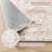 Nursery Rug For Baby,Neutral Blush Boho Cute Floral Foldable Machine Washable Soft Carpet Area Rugs For Living Room Bedroom Dorm Kids Playroom