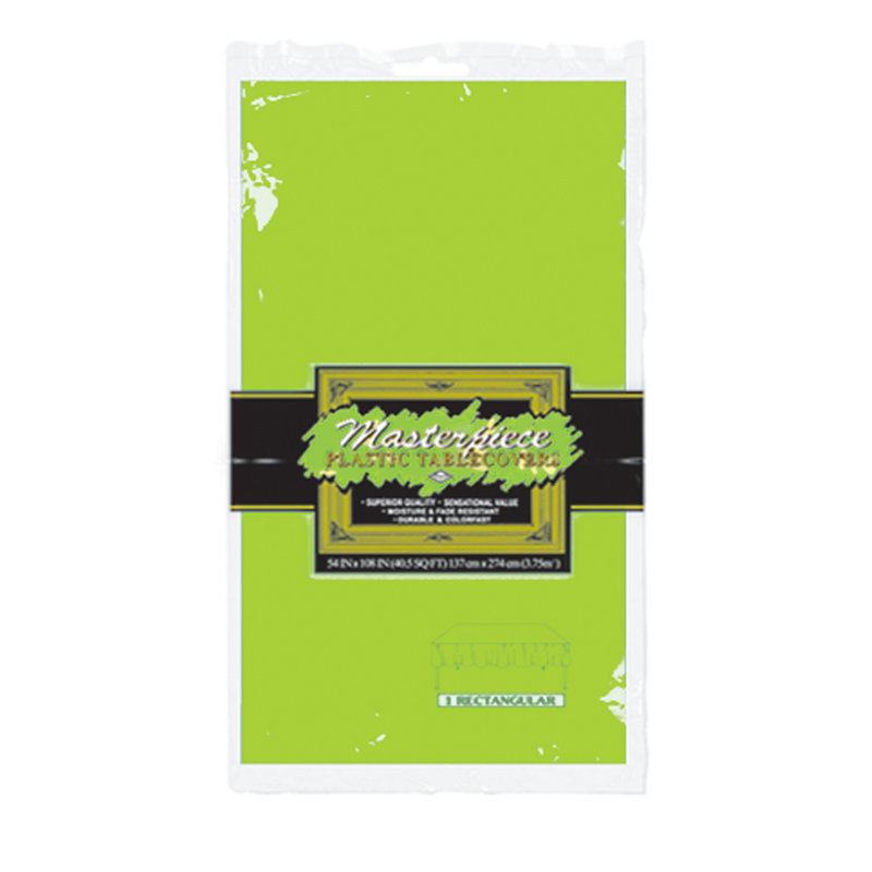 Nappe jetable en plastique, Vert clair