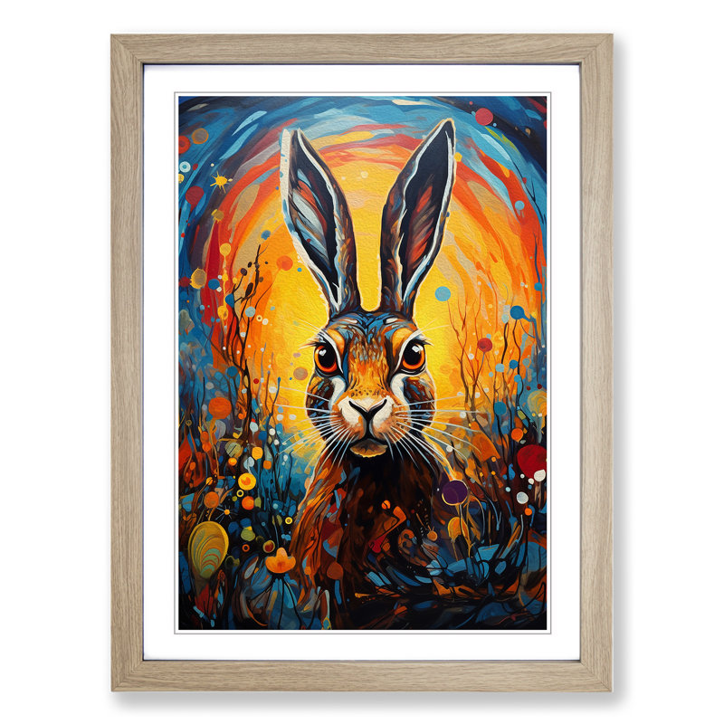 Hare Expressionism No.3 - Framed Print