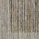 Felipa Striped Hand Knotted Recycled P.E.T. Area Rug in Dark Gray/Camel/Beige