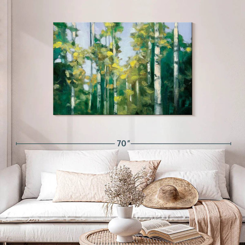 Alvord Birches, H 30 po x l 45 po
