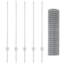 vidaXL Fence with Post Segment Outdoor Barrier Garden Terrace Divider Boundary-114618731-114618733