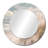 Beach Grass Landscape IV - Beach Decorative Wall Mirror, White Round Mirror, Printed Metal Art-99620058