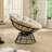 Ergonomic Swivel Accent Chair, Steel Frame Modern Design For Living