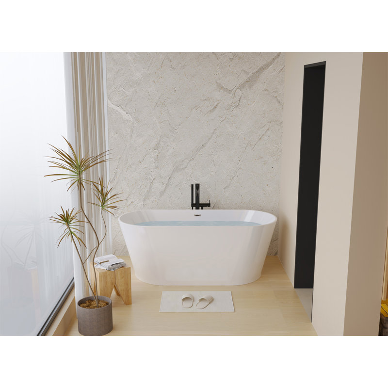 Baignoire autoportante en acrylique 67 po