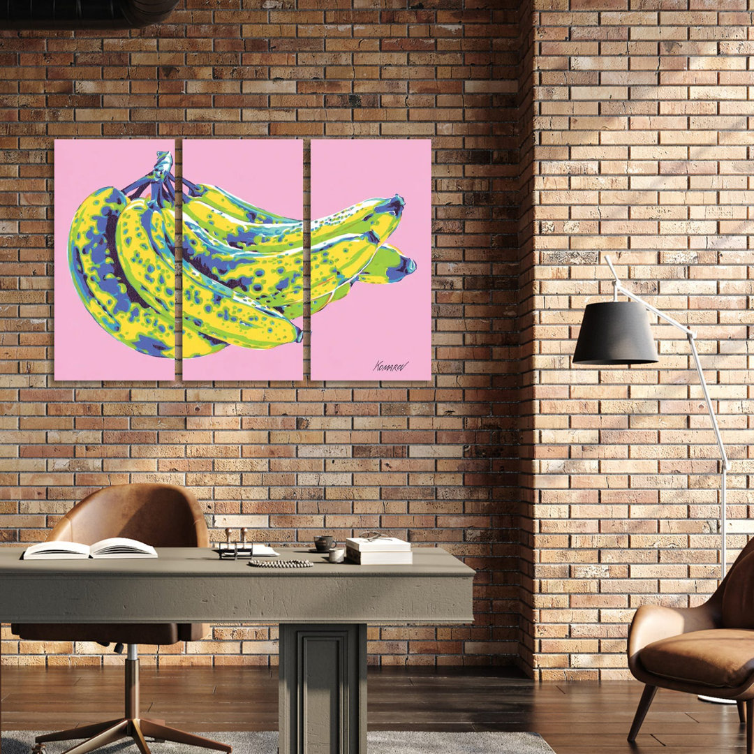 Überreife Bananen von Vitali Komarov - Giclée auf Leinwand ohne Rahmen