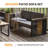 Tracee Metal Outdoor Patio 3-Seater Sofa With Cushions, 1 Piece-119368877