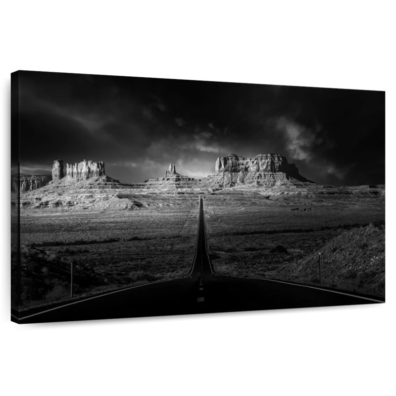 Mehar Monument Valley - monochrome, H 30 po x l 45 po