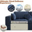 Canapé à compression moderne recouvert de chenille-1042984221-1062283198