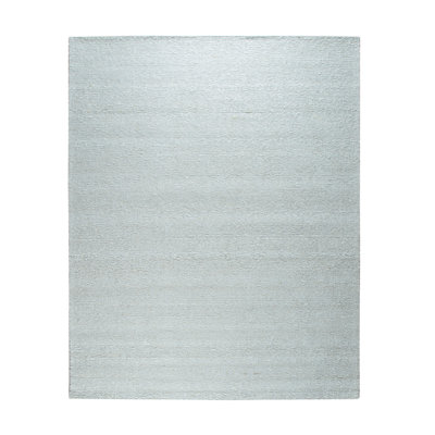 Rajno Ivory Flatweave Wool Contemporary Transitional Hand-Knotted Area Rug