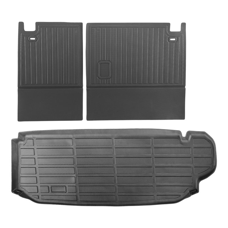 Truck Cargo Mat & Backrest Mat TPE Custom Fit for Kluger & Highlander 2020-2024