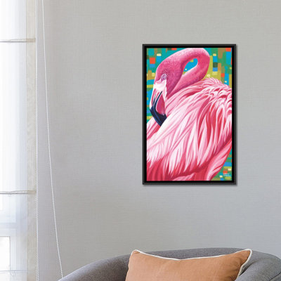 «Fabulous Flameos II», reproduction d'impression sur toile tendue