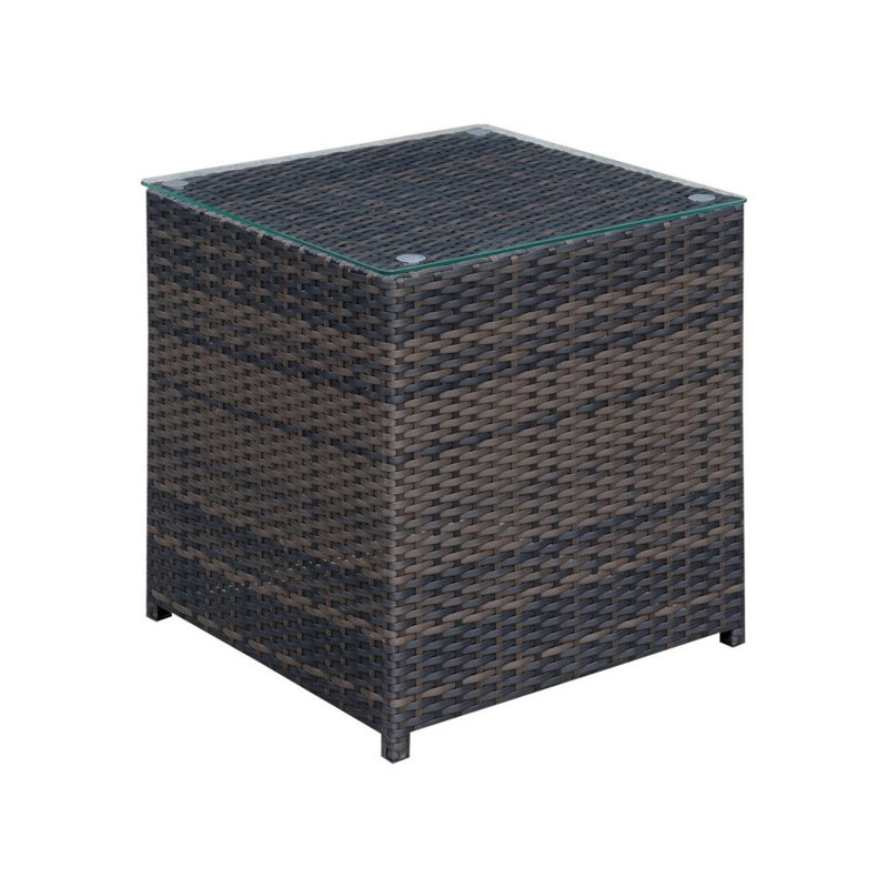 Table de bout en verre Mcclaran