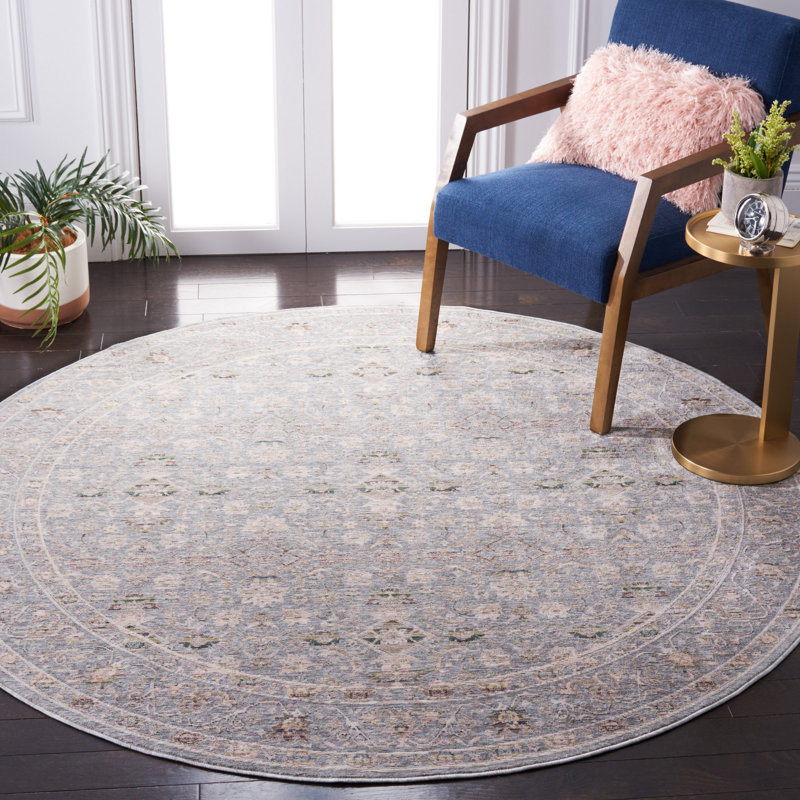 Dannen Performance Oriental Rug, Round 6'7"