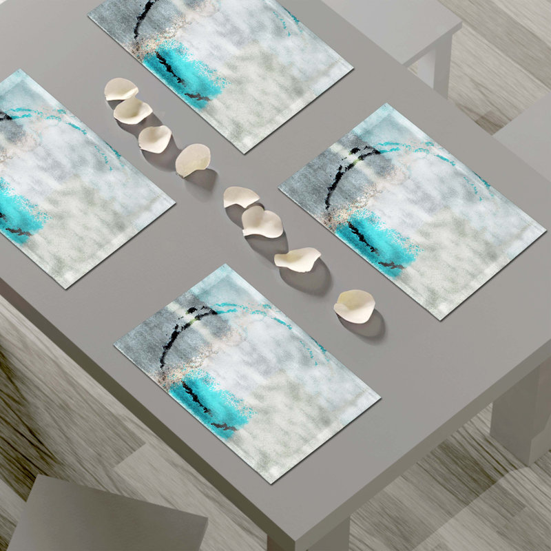 Napperon abstrait en polyester