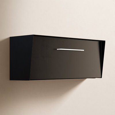 Mid-Century Modern Angled Wall-Mounted Mailbox