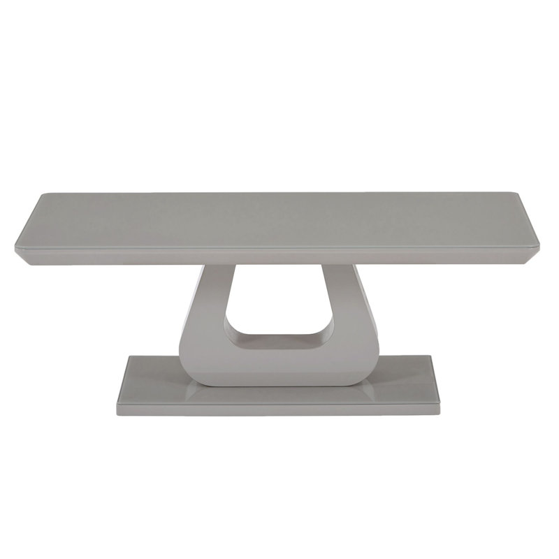 Table basse rectangulaire gris chaud Matthew