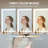 50" X 34" Square LED Lighted Makeup Vanity Mirror With 3 Dimmable Color Modes, Touch Screen Control, Wall Mounted Or Tabletop, White Finish-257148954-257148949