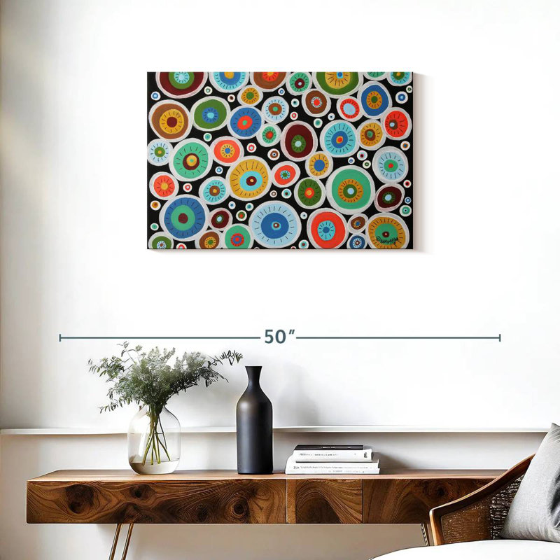 Avery Round Blooms, 20" H x 30" W