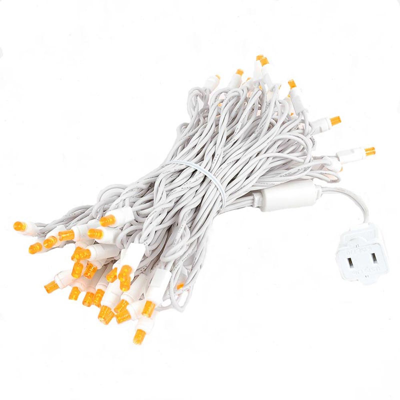 Guirlande lumineuse 50 lumières, Ambre