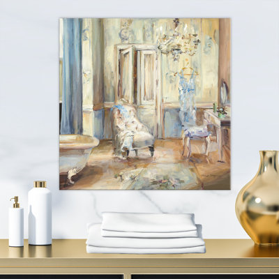 French Boudoir Bath I - reproduction d'art