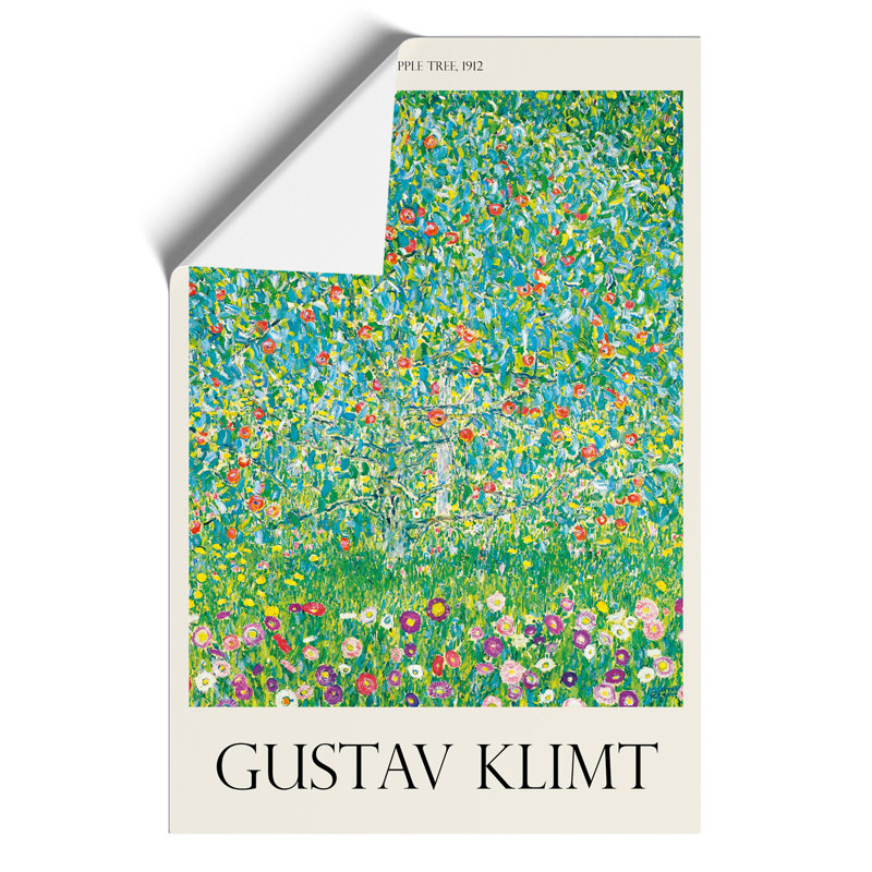 Apple Tree Print by Gustav Klimt - Frameless Print, 30cm H x 21cm W x 0.1cm D