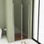 Porte de douche pliante sans cadre 34 "x 72"-94573357