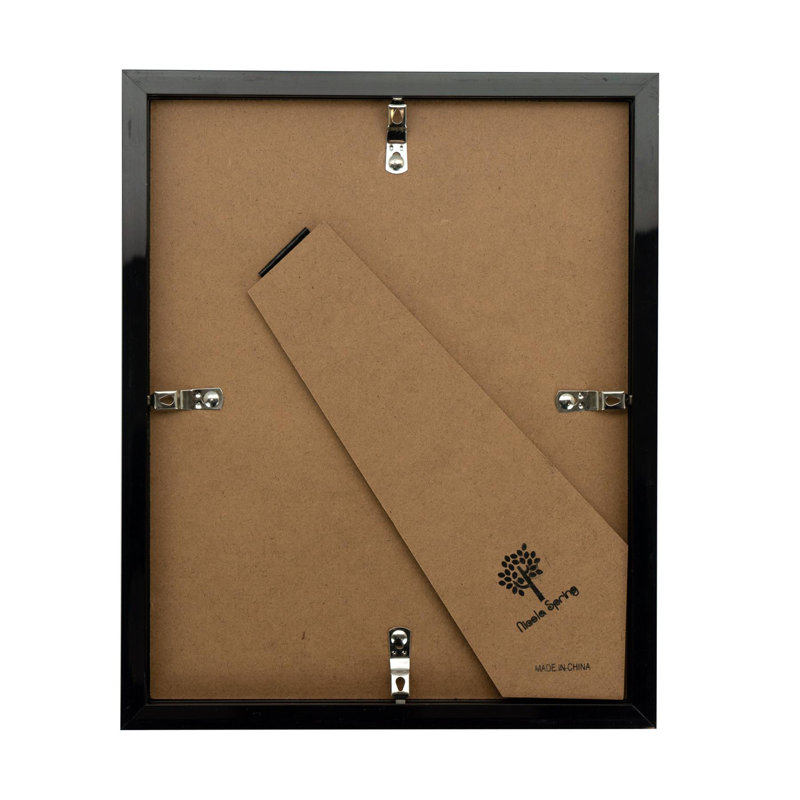 Nicola Spring - 3D Box Photo Frames - 8 x 10" with 5 x 7" Mount, Black/White