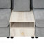 Canapé modulaire rembourré avec accoudoirs de rangement et console centrale pour le salon 79,3 po-961777513