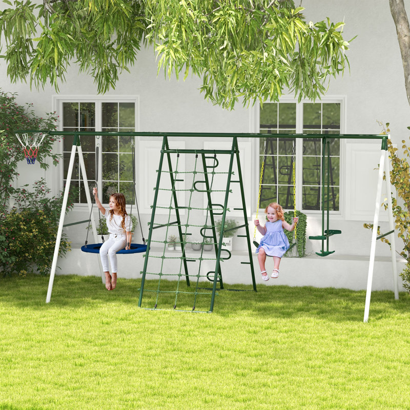 Balançoire Outsunny de 528 lb pour la cour arrière