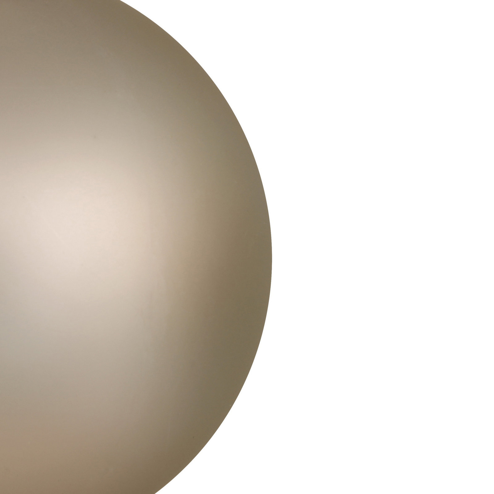 Holiday Décor Ball Ornament, 2.75" H x 2.75" W x 2.75" D, Matte Oat