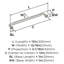 Collet  (96mm) Centre-to-Centre  Cabinet Pull-111952378-111952374