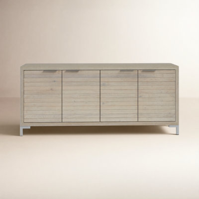 Basile 71" Wide 2 Drawers Solid Manufactured Wood Sideboard by Joss & Main
