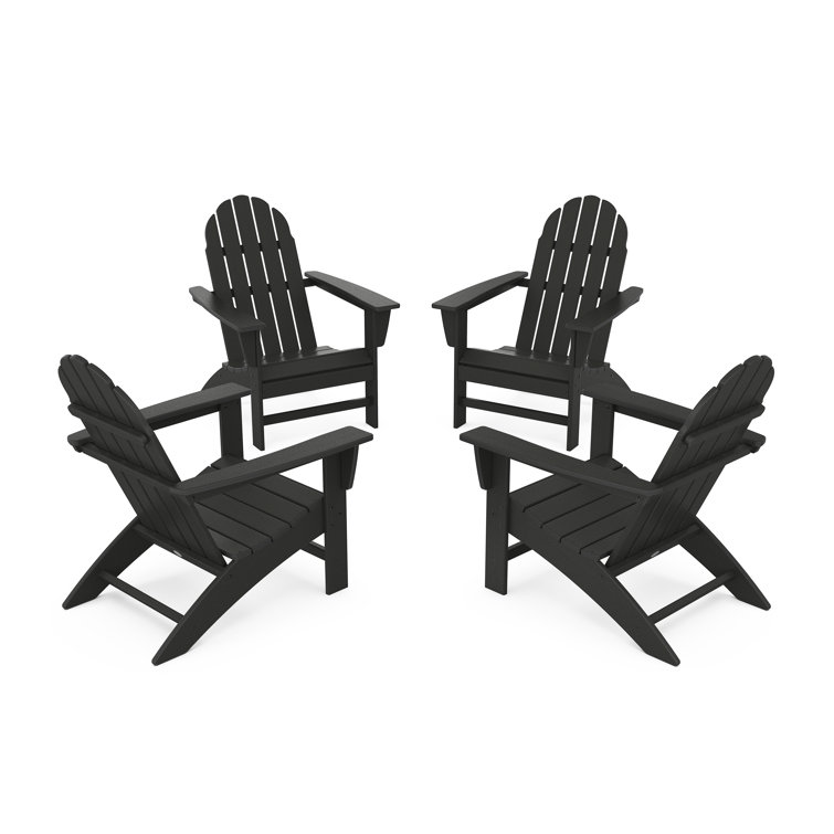 Vineyard 4-Piece Adirondack Conversation Set