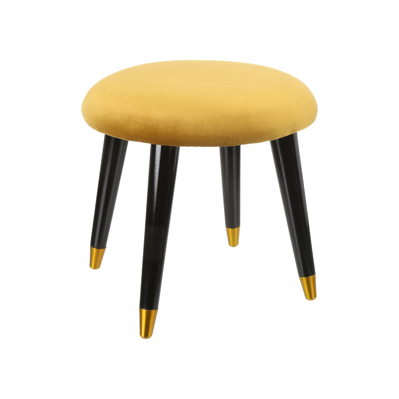 Emi Vanity Stool, Gold