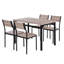 Ensemble repas pour quatre personnes