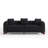 Keiven 87" Upholstered Boucle Sofa with Wood Wedge Legs-14311039
