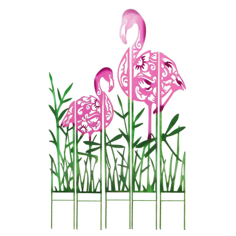 Plaque de jardin Eastman Flamingo