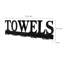 Dual Wall Mounted Towel Hook