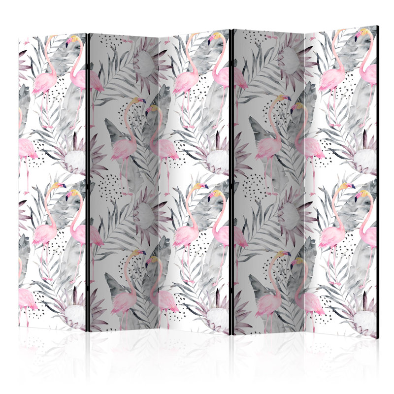 225cm W x 172cm H 5 - Panel  One Sided Room Divider Folding Room Divider