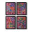 «Vivid Stems I», ensemble de 4 peintures sur toile encadrées-207852021-207852020