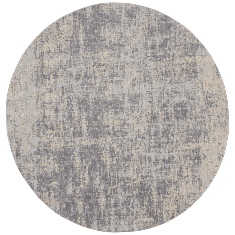 RUSTIC TEXTURES - Area Rug, Round 5'3"