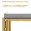 19.7" Wide Square Glass End Table-1303433984