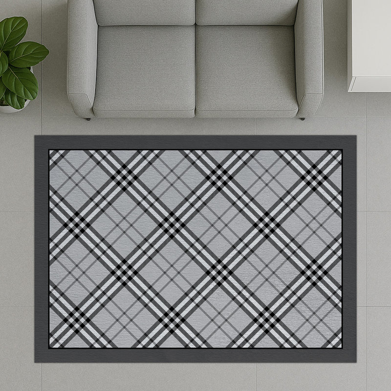 Geometric Area Rug, Rectangle 140 x 200 cm